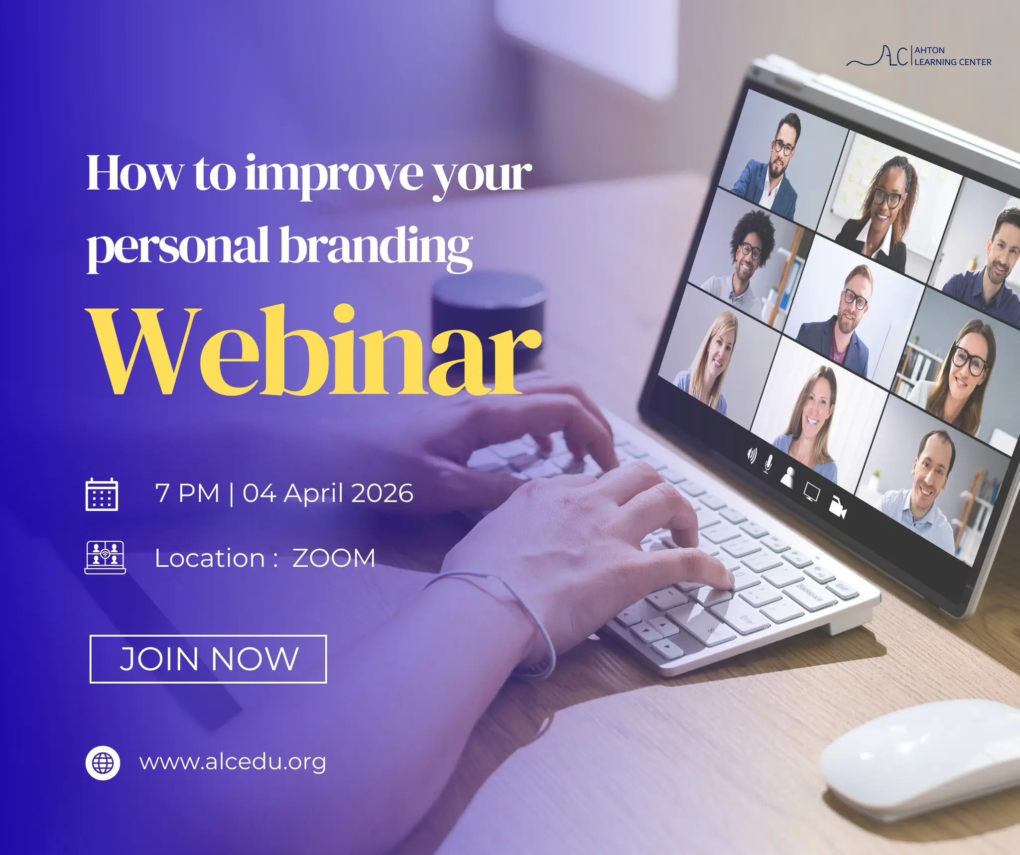 Personal Branding Webinar Poster